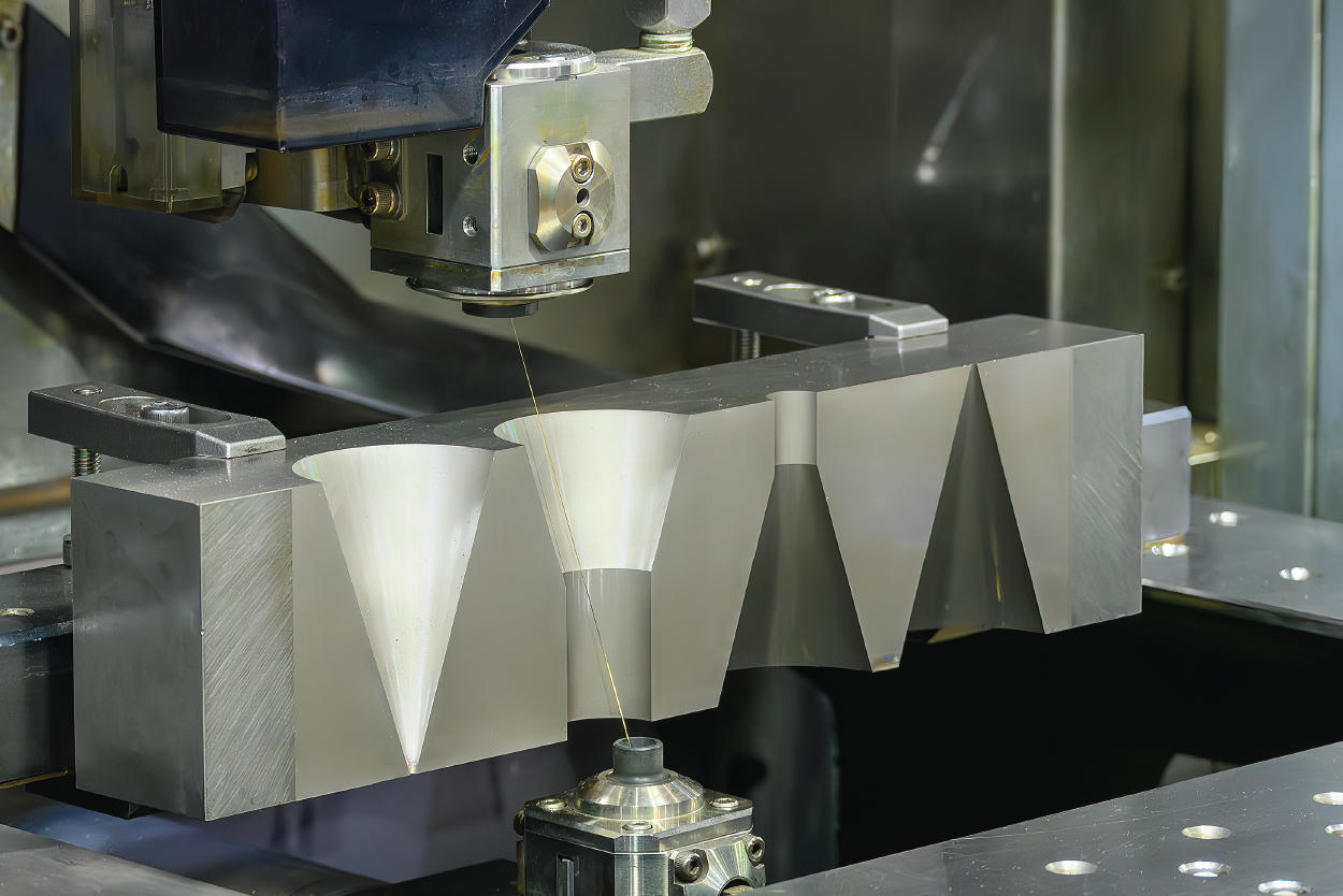 Wire EDM cutting precision parts